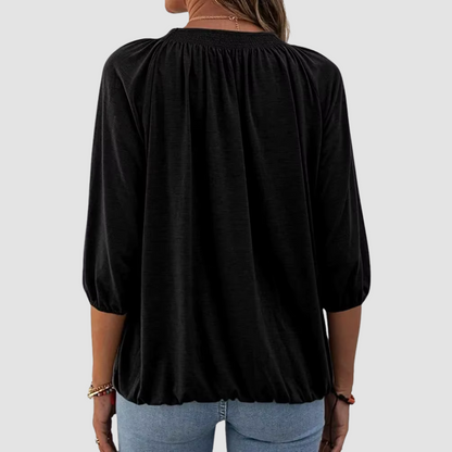 Loose Fit Dames Top met Halve Mouwen