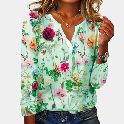 Casual Gebloemde Blouse Dames