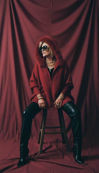 Aurielle™ | Luxe Damesjas met Capuchon