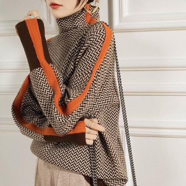 Sophie | Coltrui met opvallende contrasterende strepen