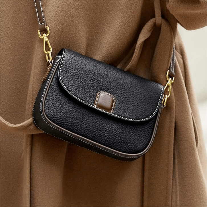 Crossbody Leather Bag 'Eloise'™ | Stijlvolle schoudertas