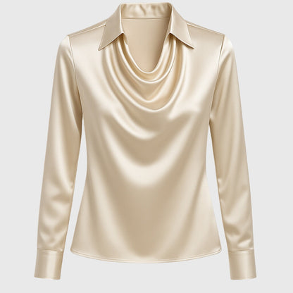Fiona™ | Elegante Satijnen Blouse
