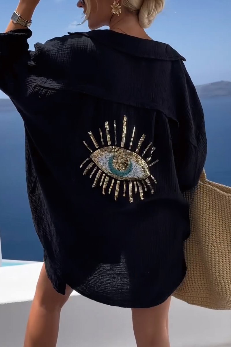 Horus Oversized Katoenen Shirt