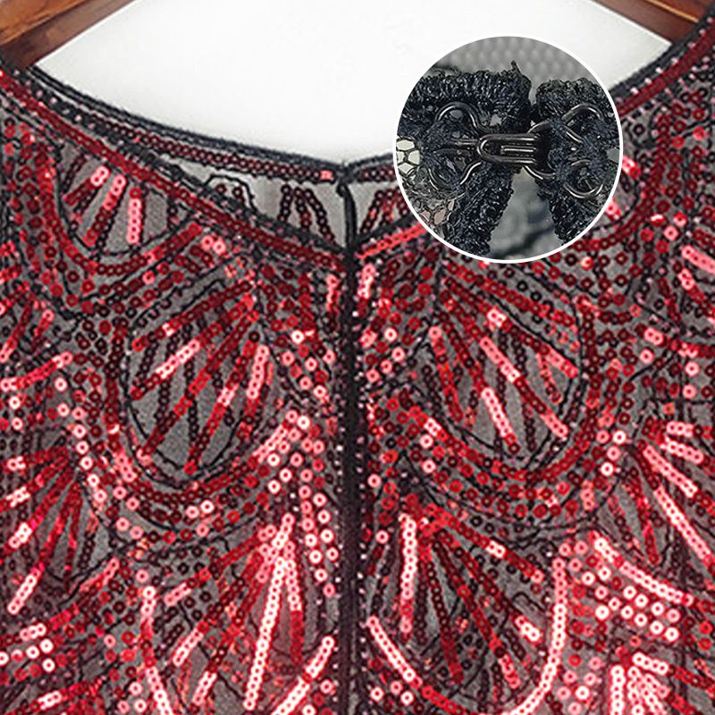 Elegante sjaal met paillettenkralen voor dames