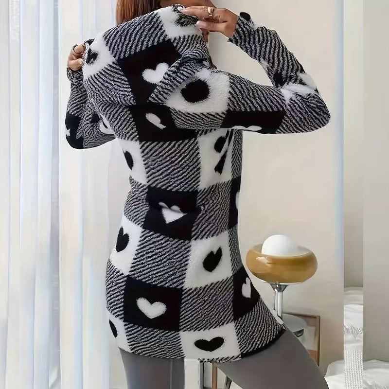 VanHolsen™ Geruite Jas met Capuchon